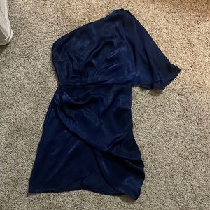 Pink lily off the shoulder dress